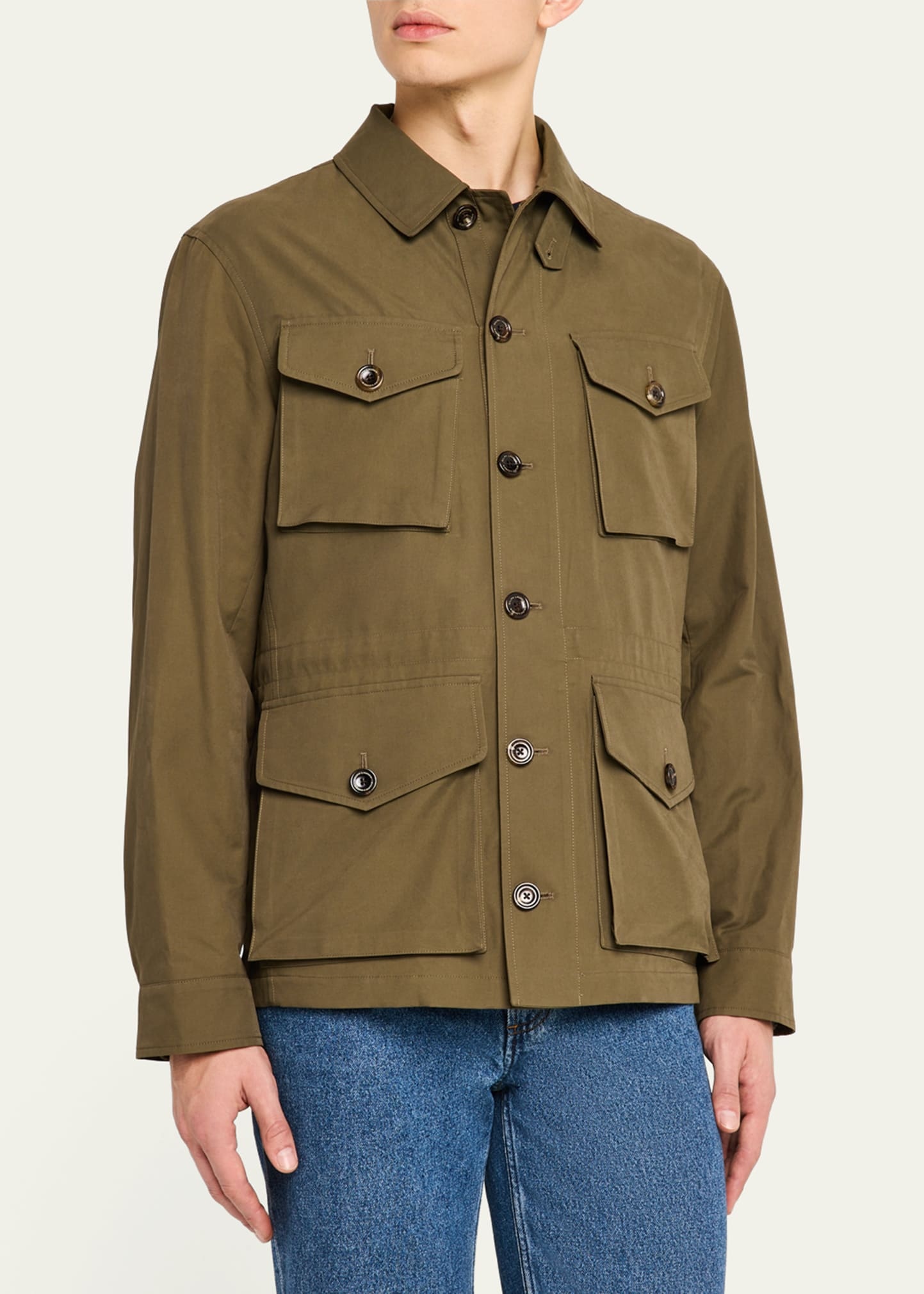 Men's Twill Four-Pocket Jacket - 4