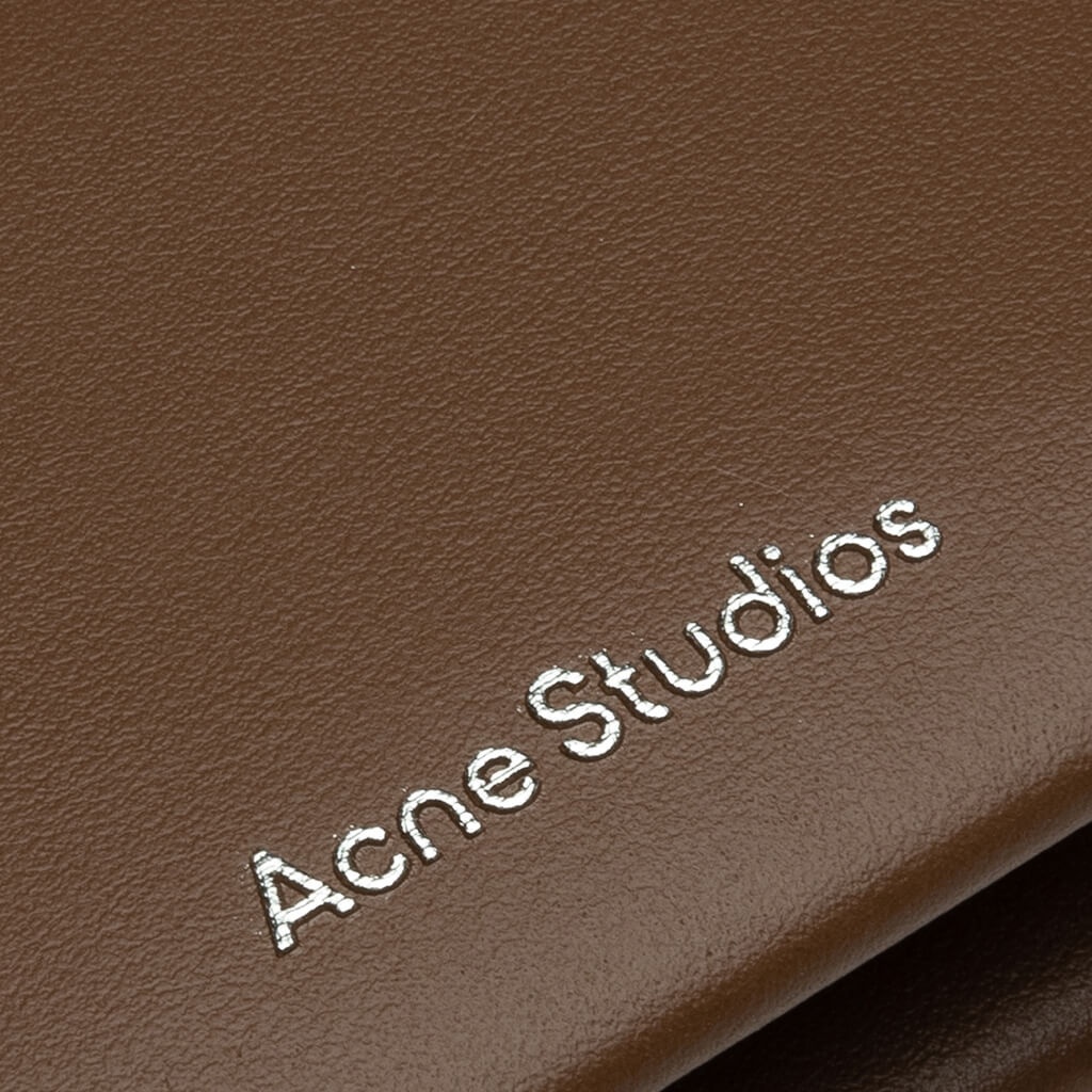 FOLDED LEATHER WALLET  FN-UX-SLGS000255 - CAMEL BROWN - 3