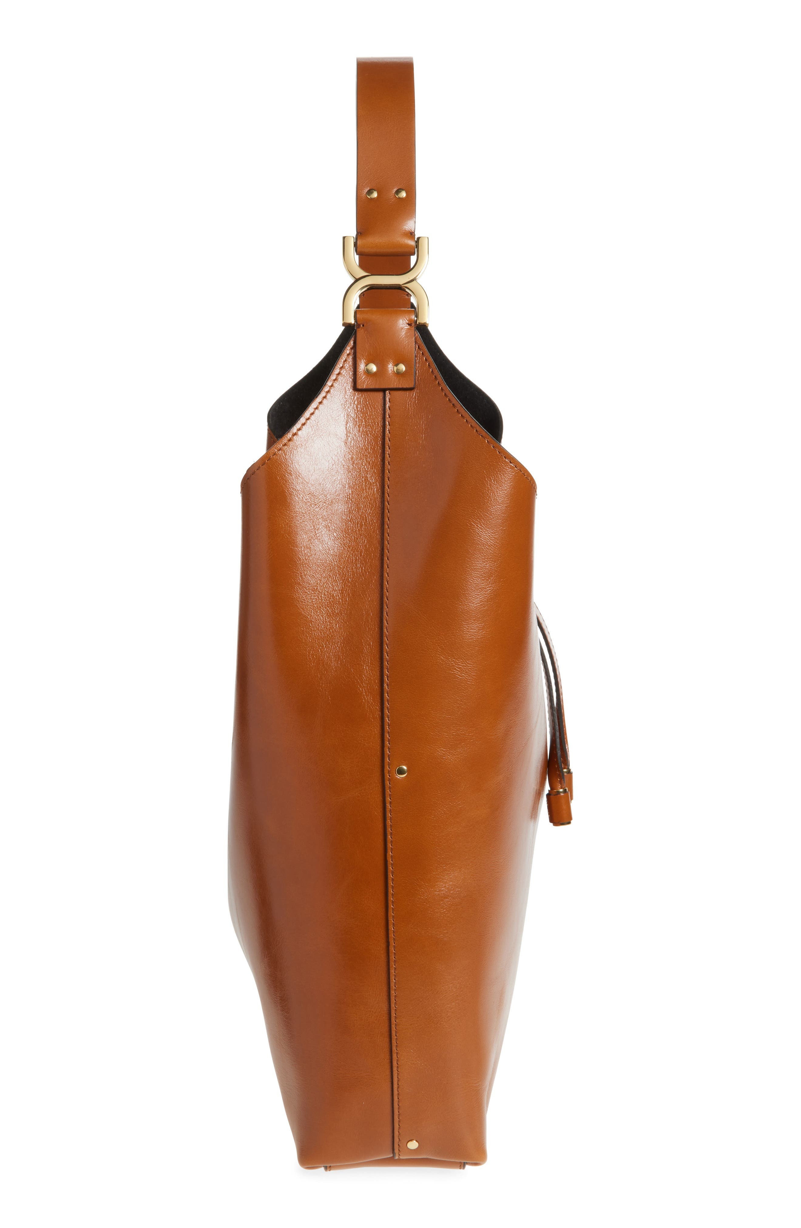 Chloé Large Marcie Leather Hobo Bag in 26M Clay Brown at Nordstrom - 6
