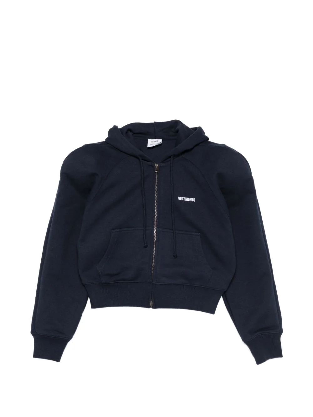 logo-embroidered hoodie - 1