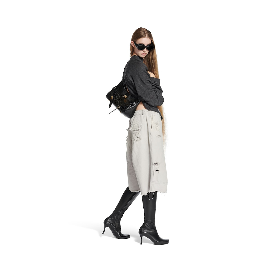 Women's Bel Air Shoulder Bag Small in Black - 7