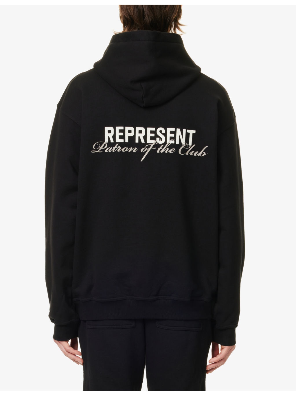 Patron of the Club brand-print cotton-jersey hoody - 4
