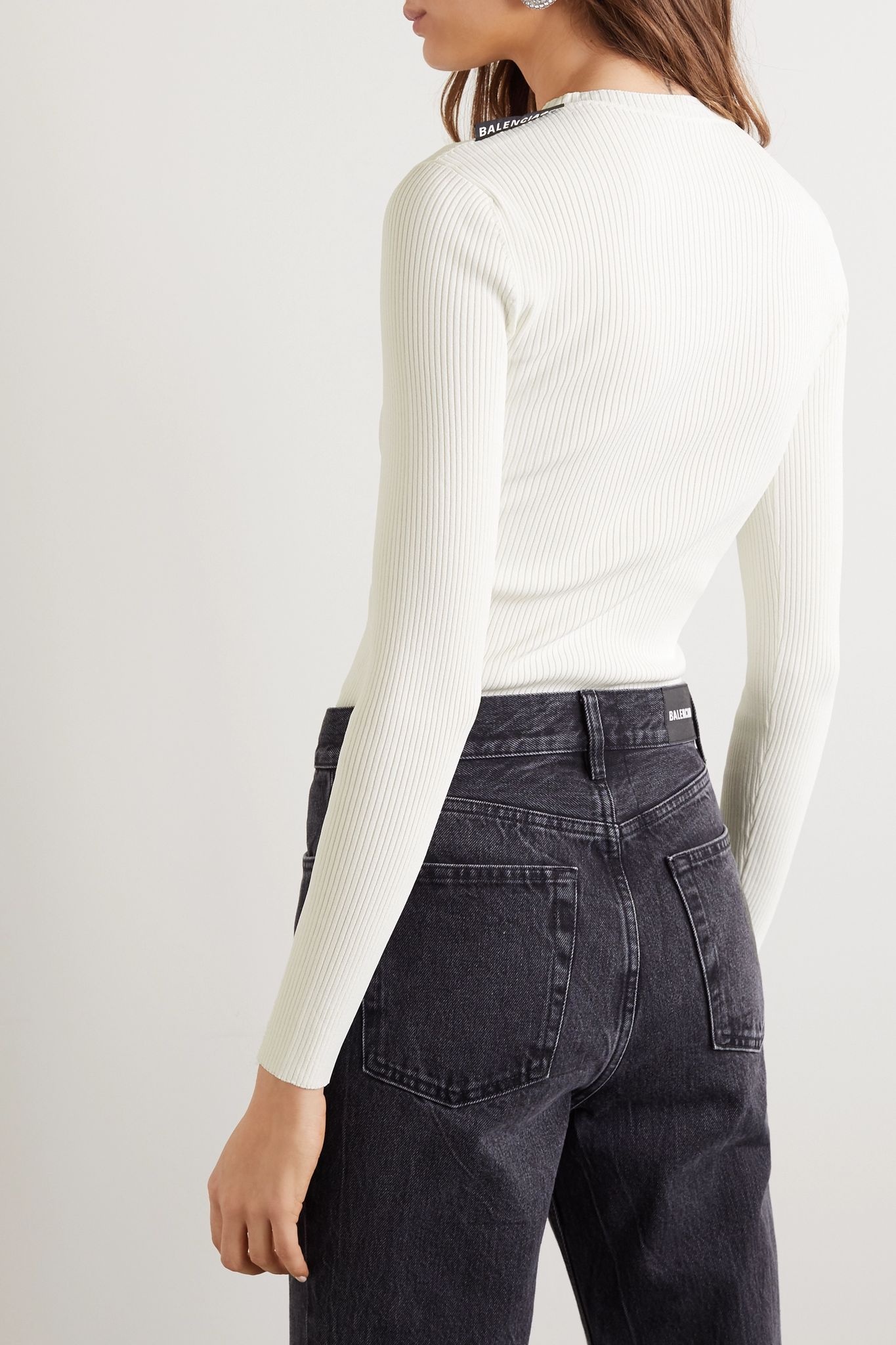 Ribbed-knit sweater - 4