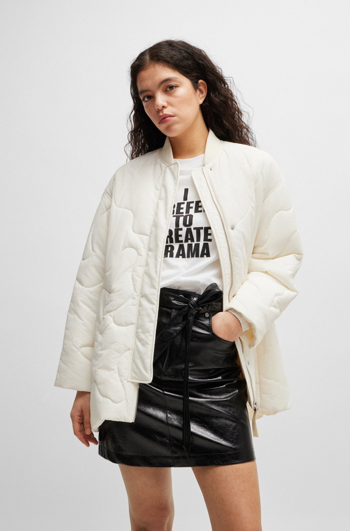 QUILTED JACKET WITH WATER-REPELLENT FINISH - 2