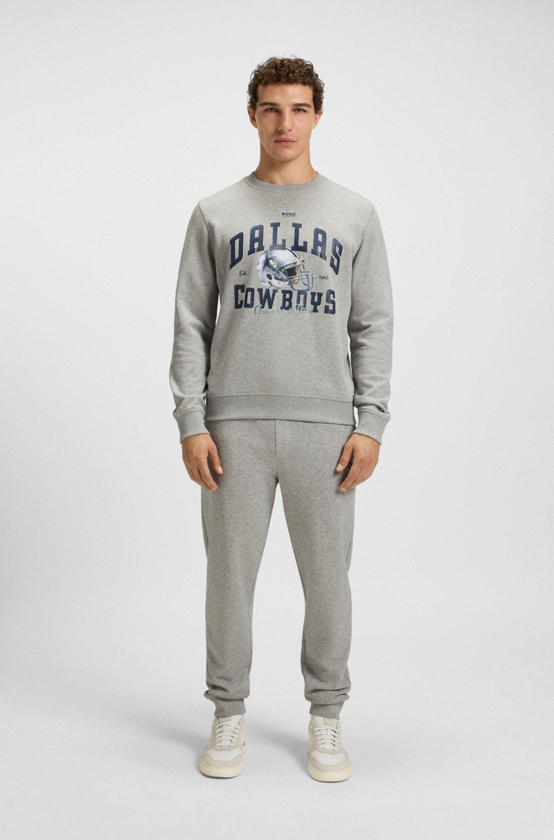 BOSS BOSS X DALLAS COWBOYS SWEATSHIRT WITH HELMET GRAPHIC outlook