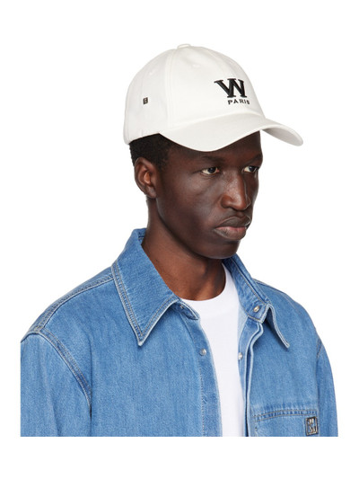 Wooyoungmi White W Patch Cap outlook