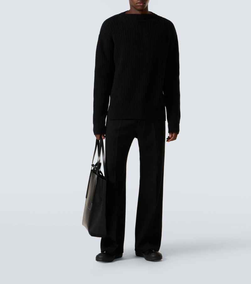 Rick Owens Megalace canvas sneakers outlook
