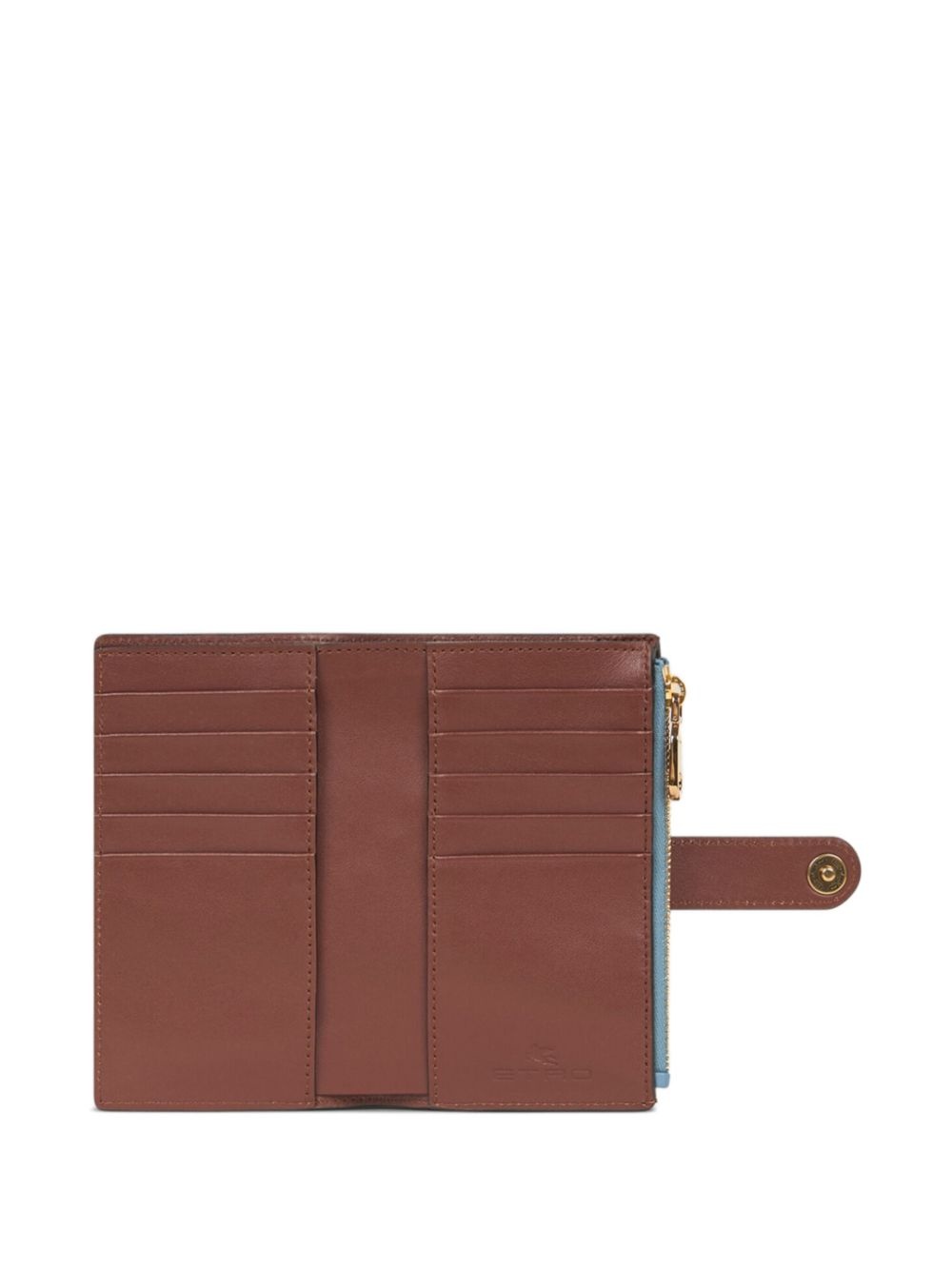 Pegaso-motif leather wallet - 4