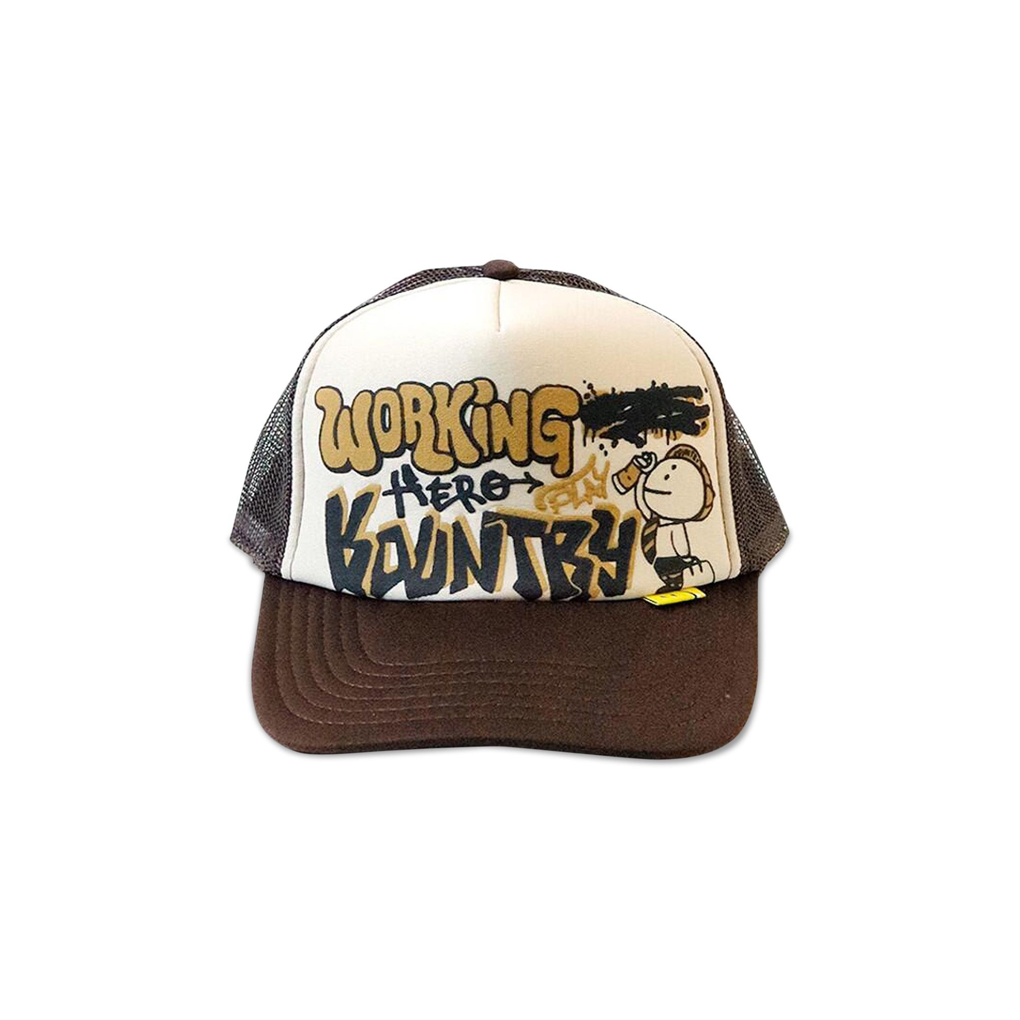 Kapital Working Hero Truck Cap 'Ecru/Brown' - 1