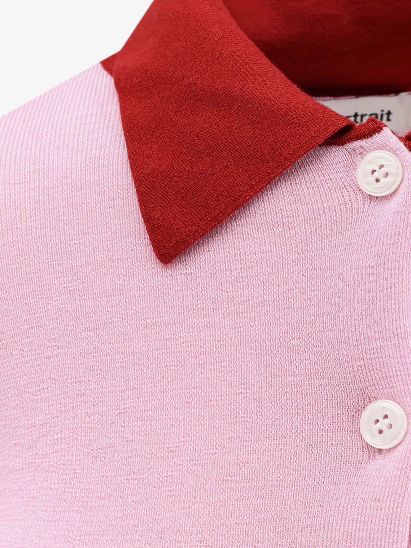 Wool Cardigan With Contrasting Collar - 5