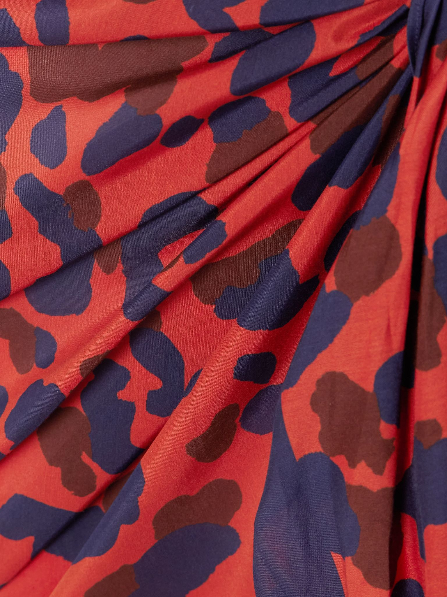 Embrun printed cotton and silk-blend voile pareo Multi - 3