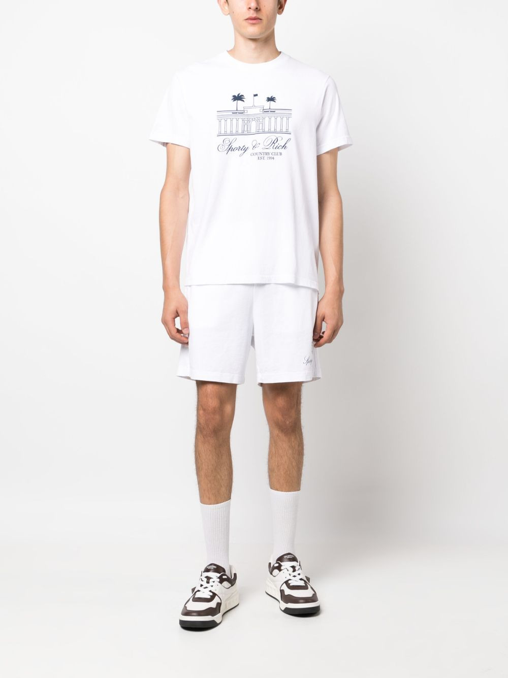 logo-print cotton T-shirt - 2