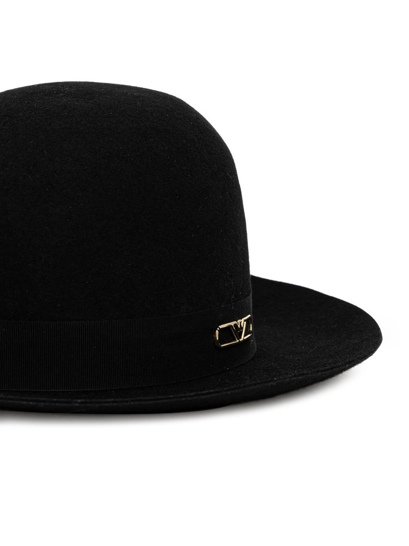 EMPORIO ARMANI logo-plaque fedora hat outlook