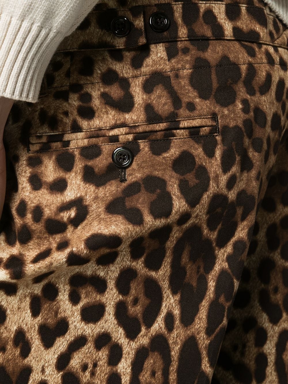 leopard-print bermuda shorts - 5