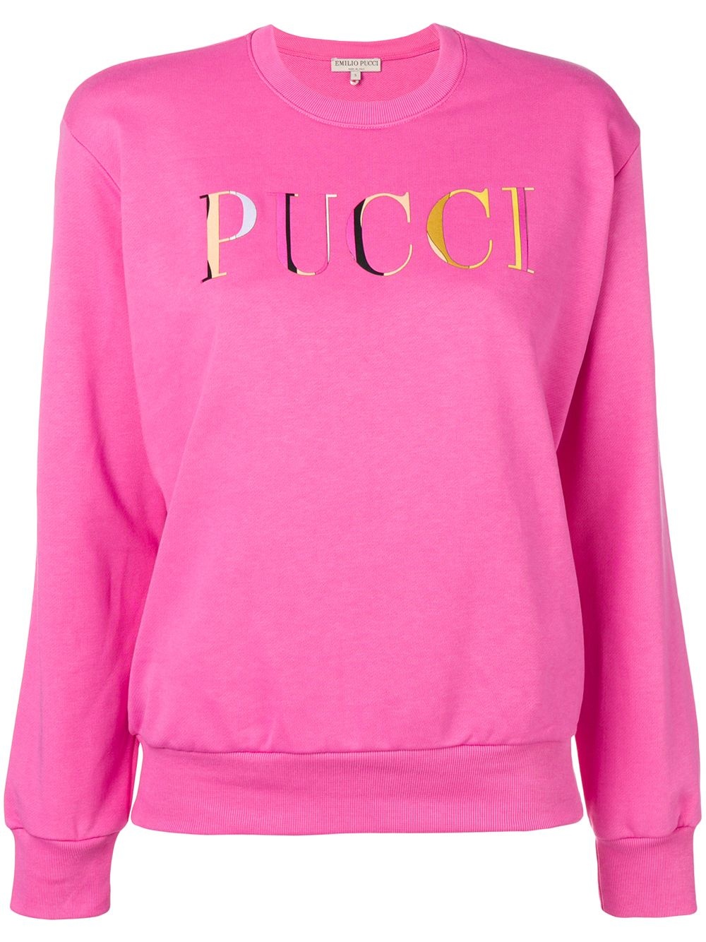 logo-print sweatshirt - 1