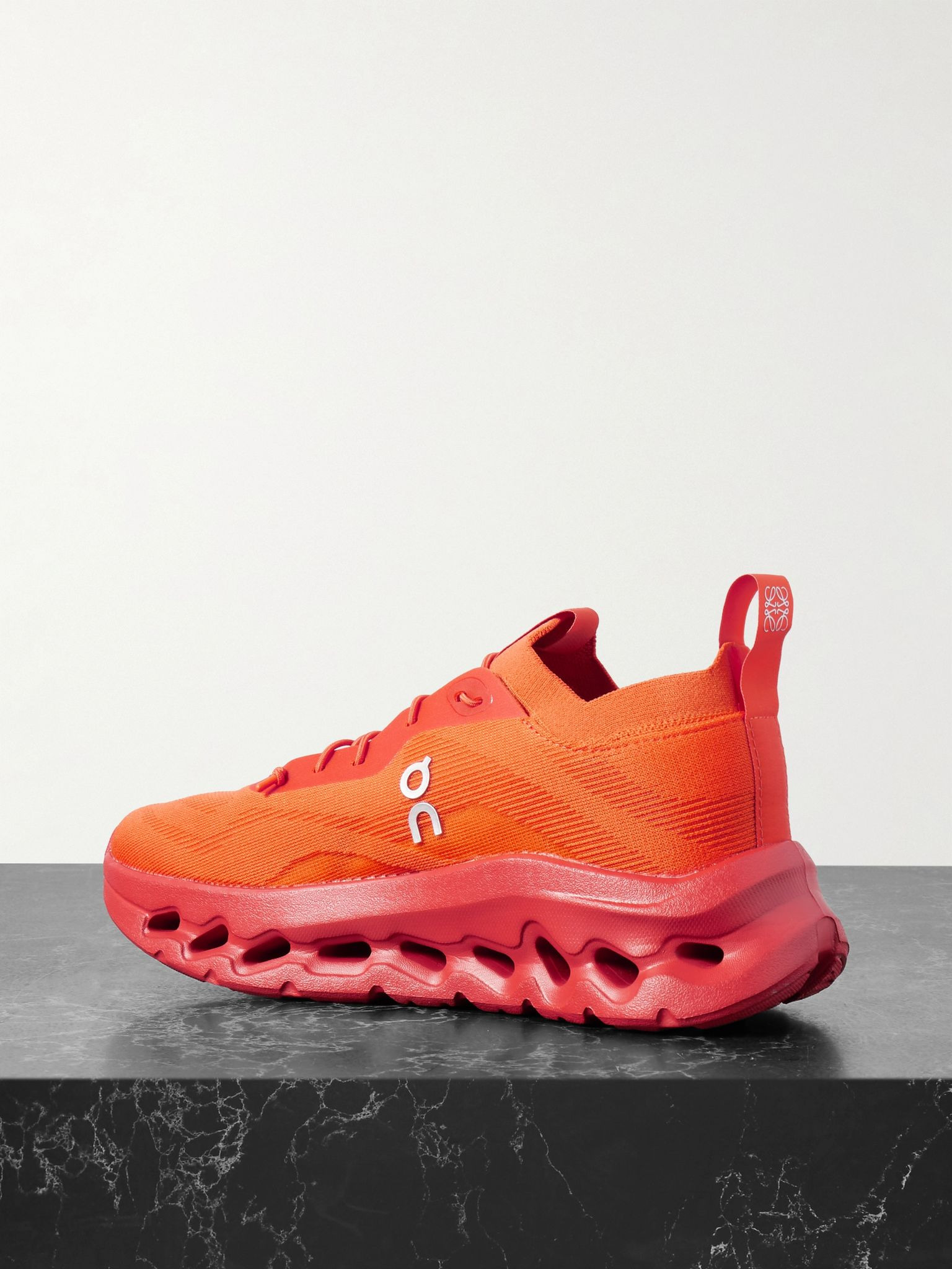 + ON Cloudtilt stretch recycled-knit sneakers Orange - 3