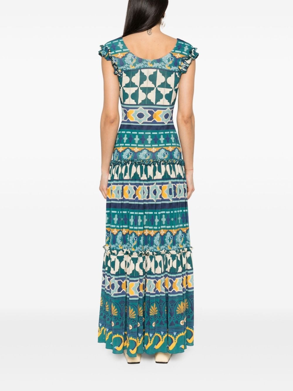 Pimento graphic-print maxi dress - 4