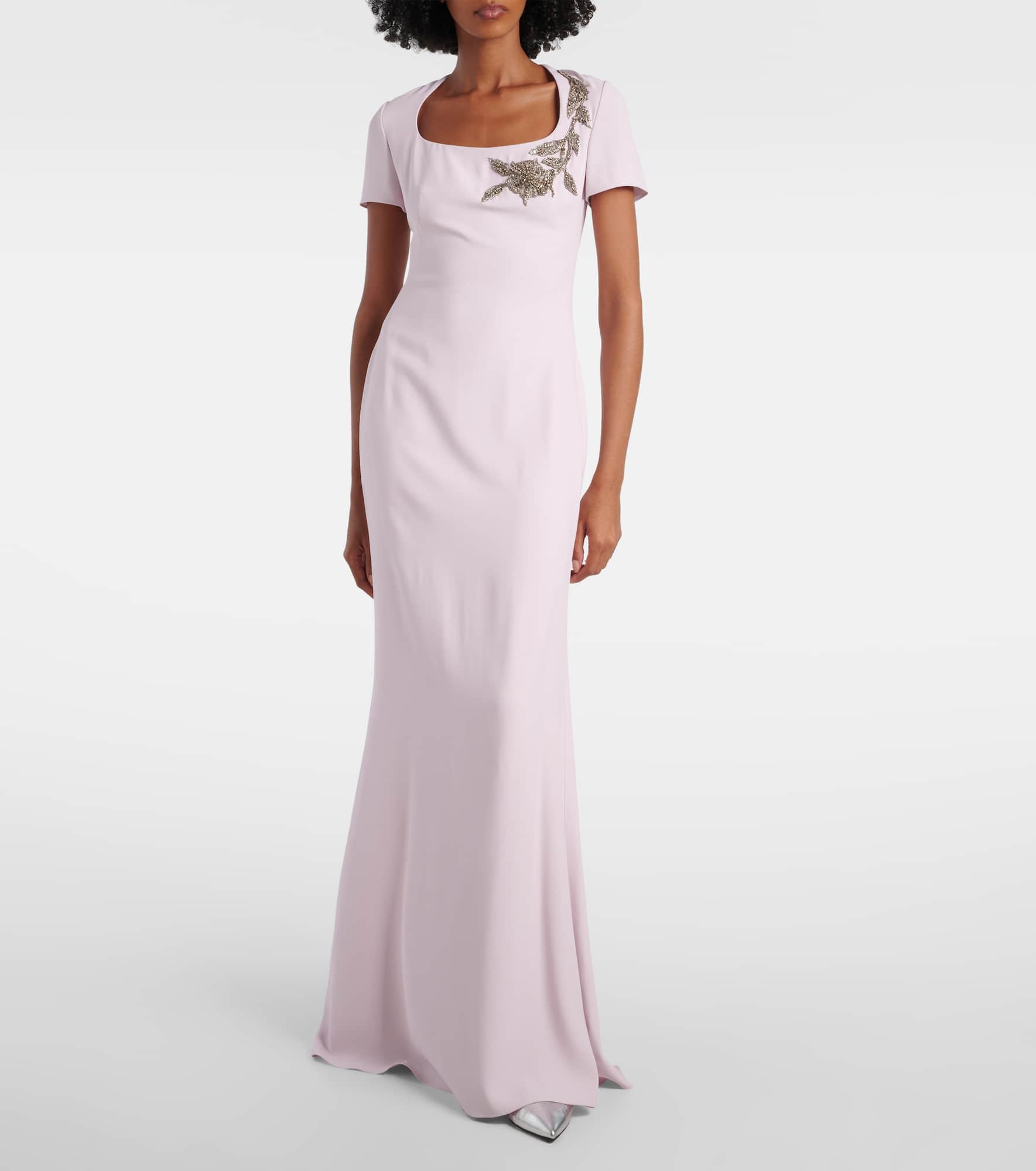 Embellished crêpe gown - 2
