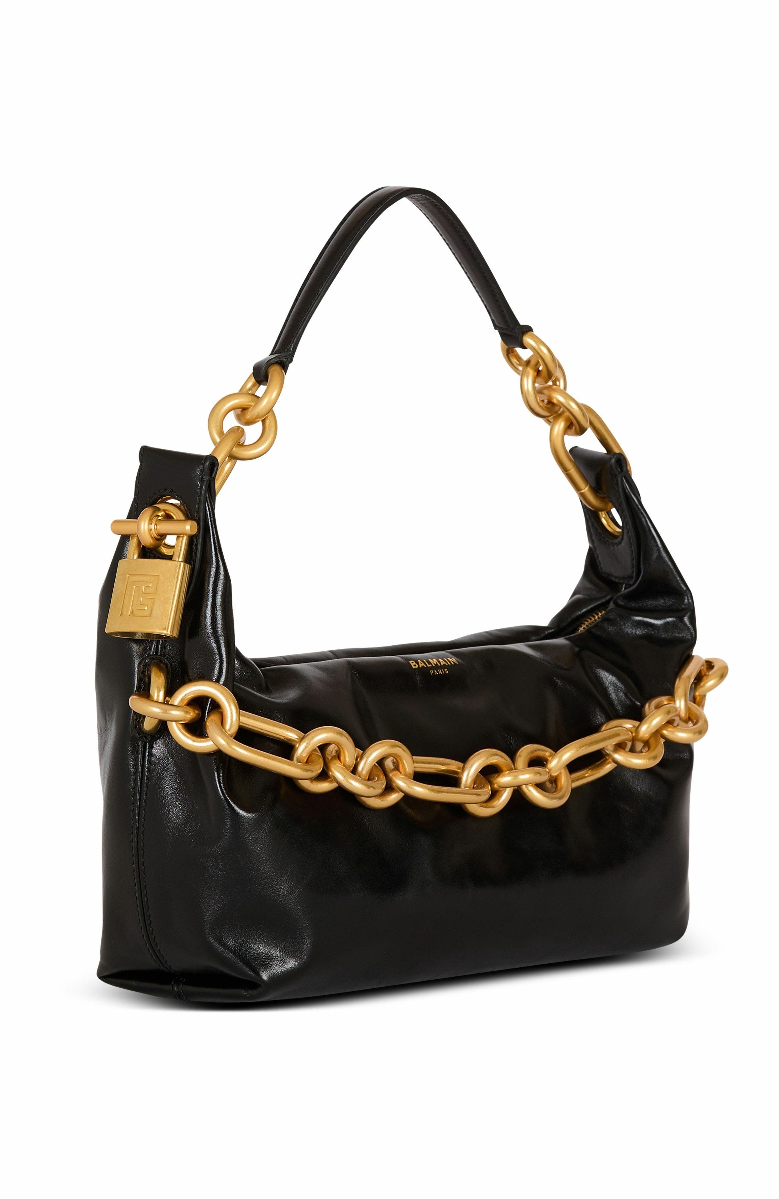 Balmain Sync Medium bag in calfskin leather in Black at Nordstrom - 4