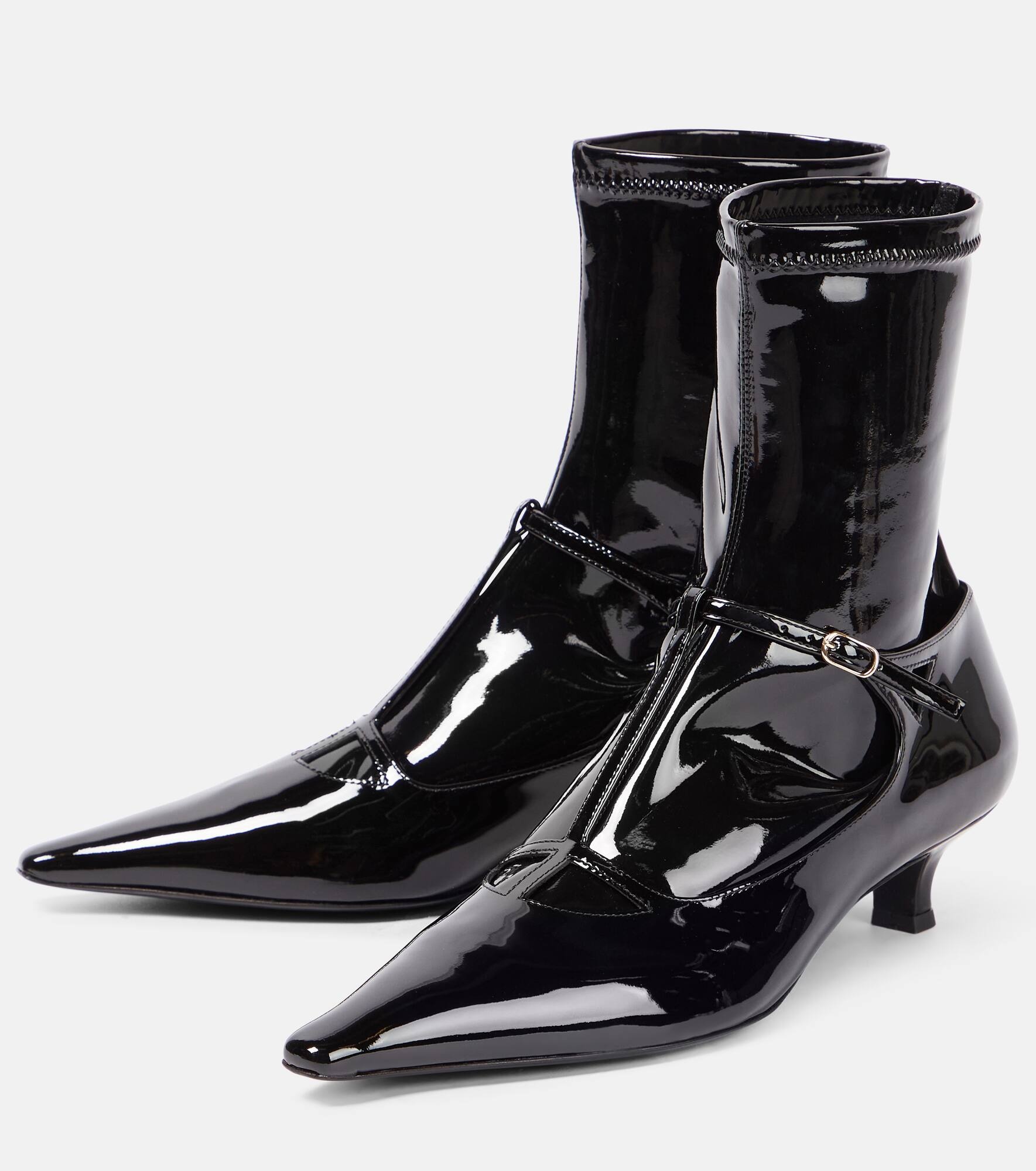 Cyd patent leather ankle boots - 5