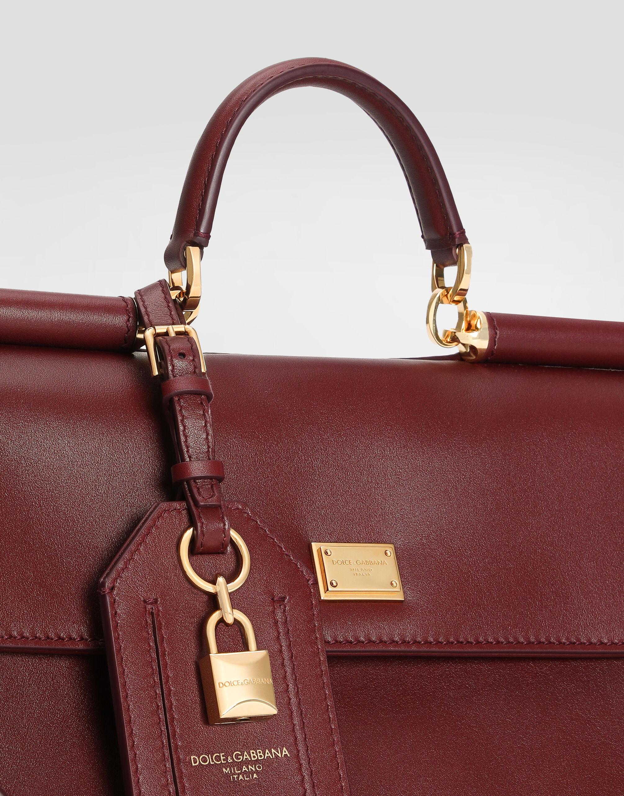 My Sicily handbag in plongé calfskin - 7
