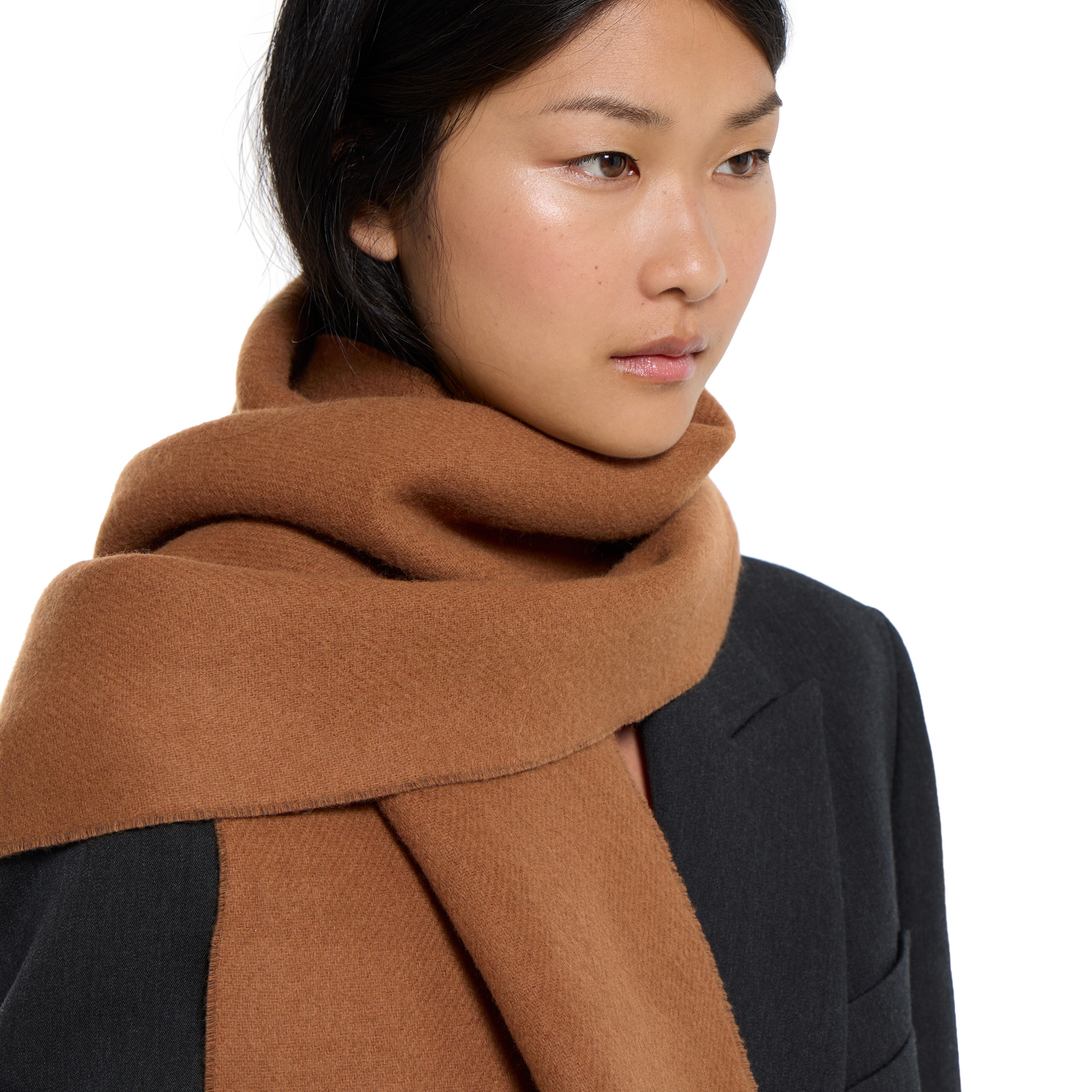 Wool cashmere scarf - 4