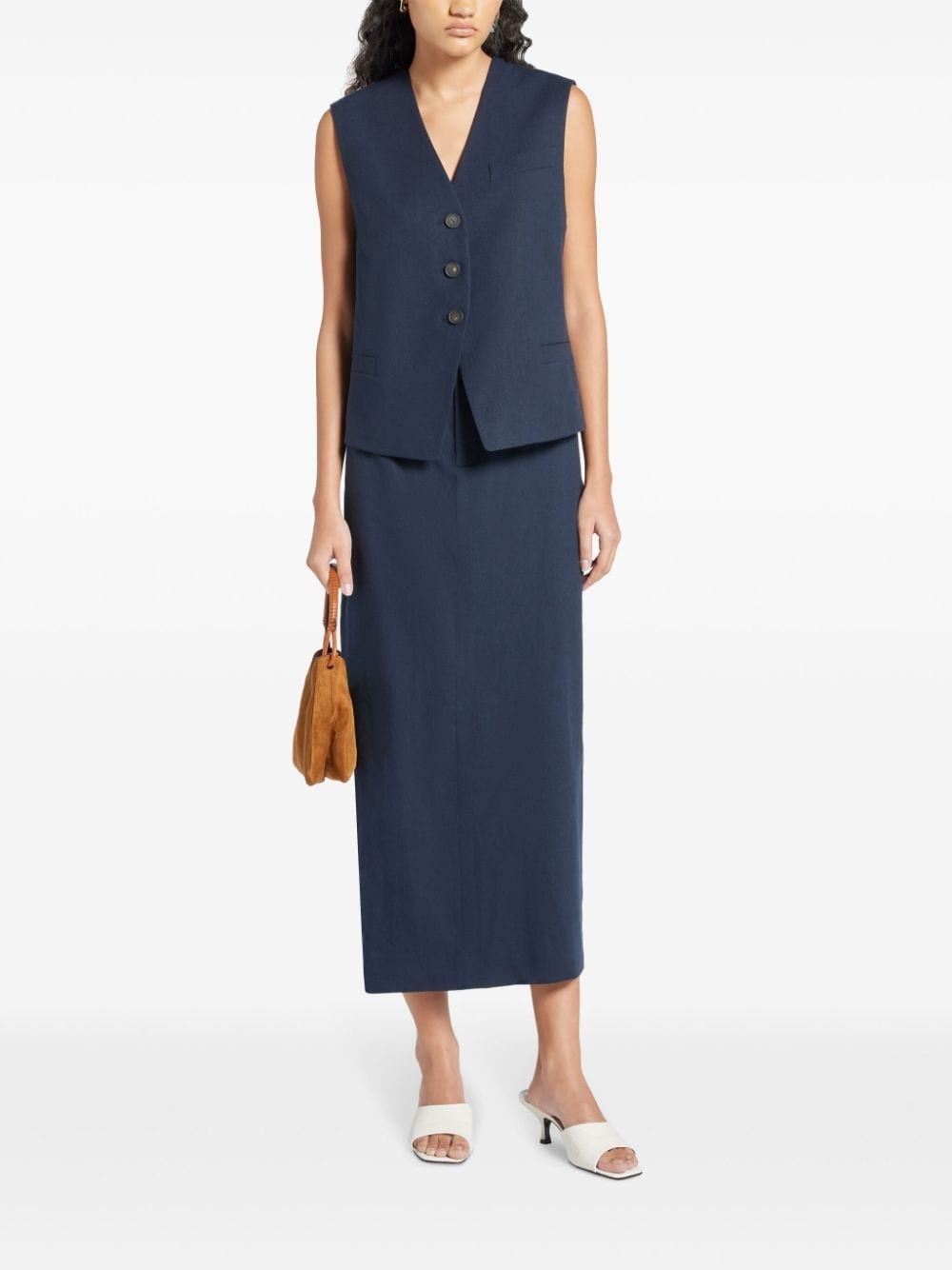 V-neck waistcoat - 2