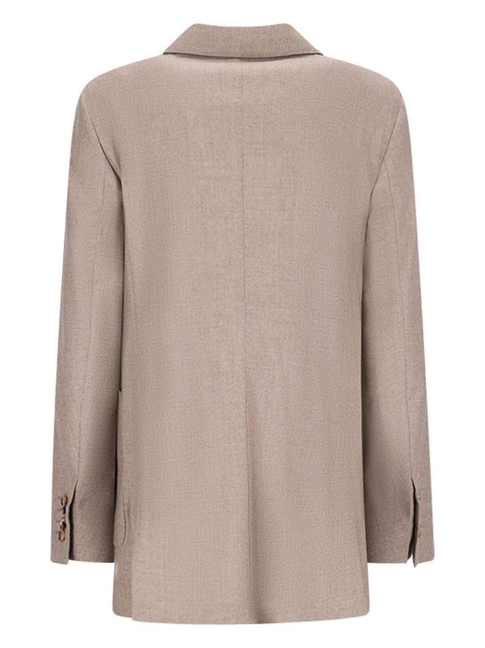 double-breasted patch-pockets blazer - 2