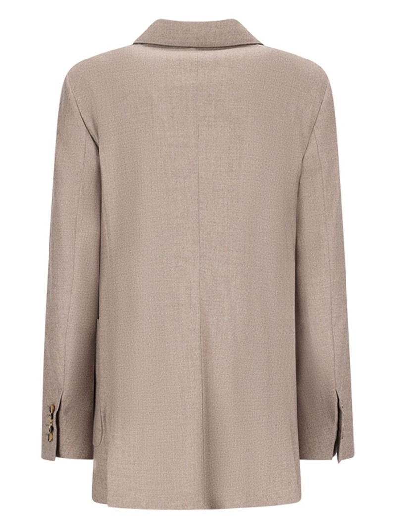 Max Mara double-breasted patch-pockets blazer outlook