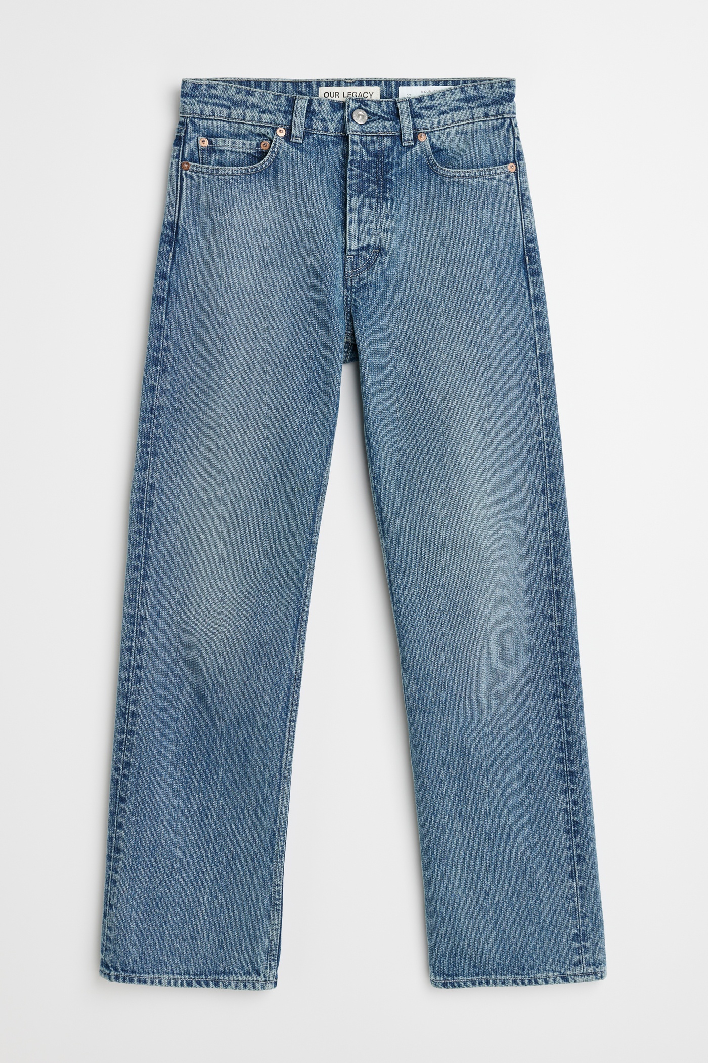 Linear Cut Dream Blue Chain Twill - 9