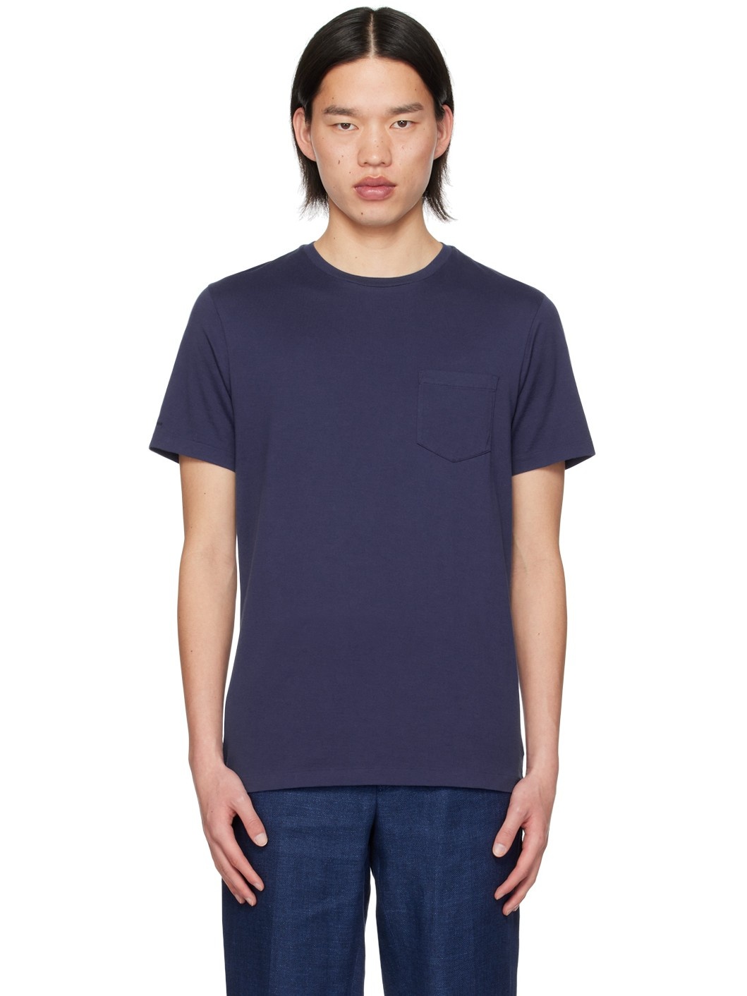 Blue Pocket T-Shirt - 1