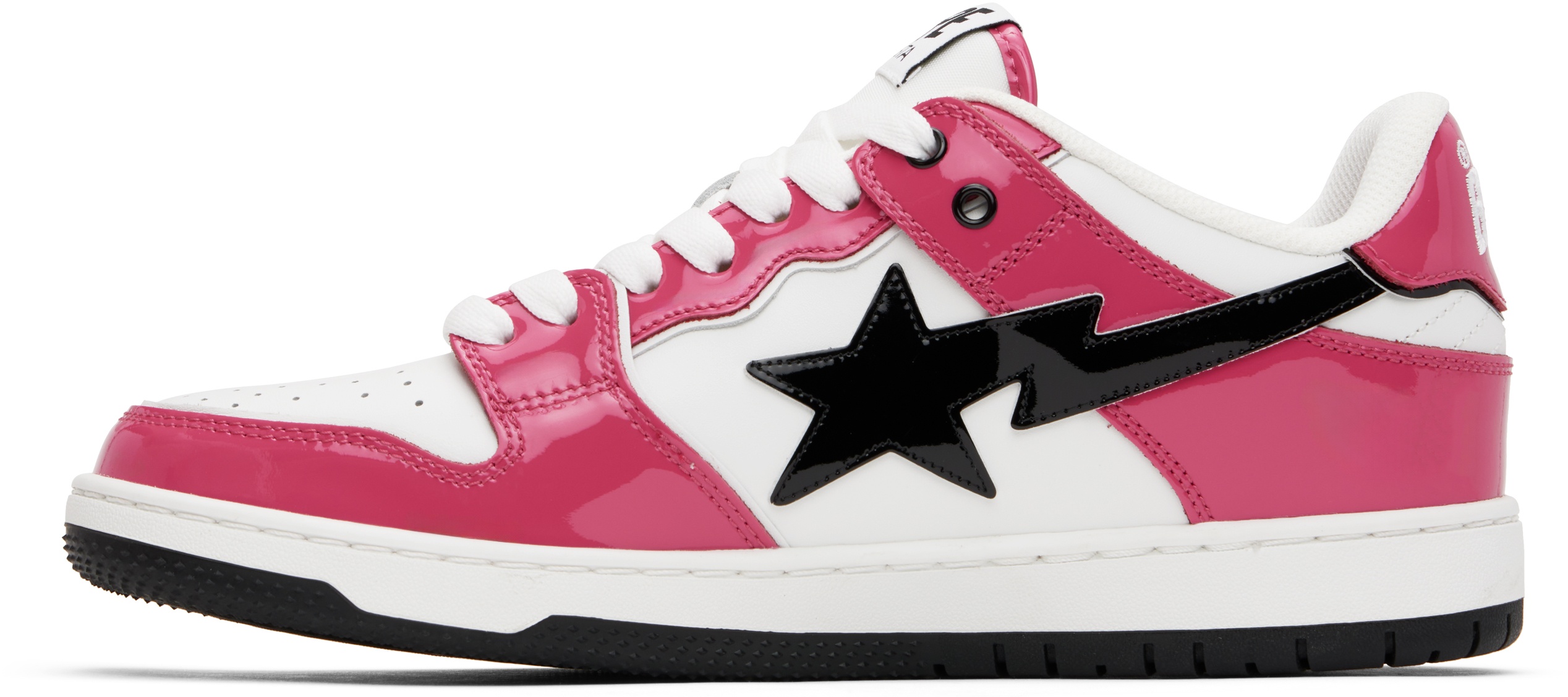 Pink & White Sk8 Sta #2 Sneakers - 3