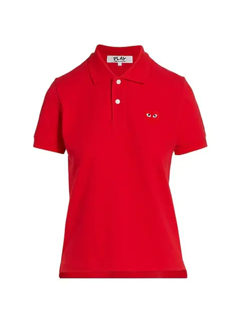 Embroidered Heart Polo - 1