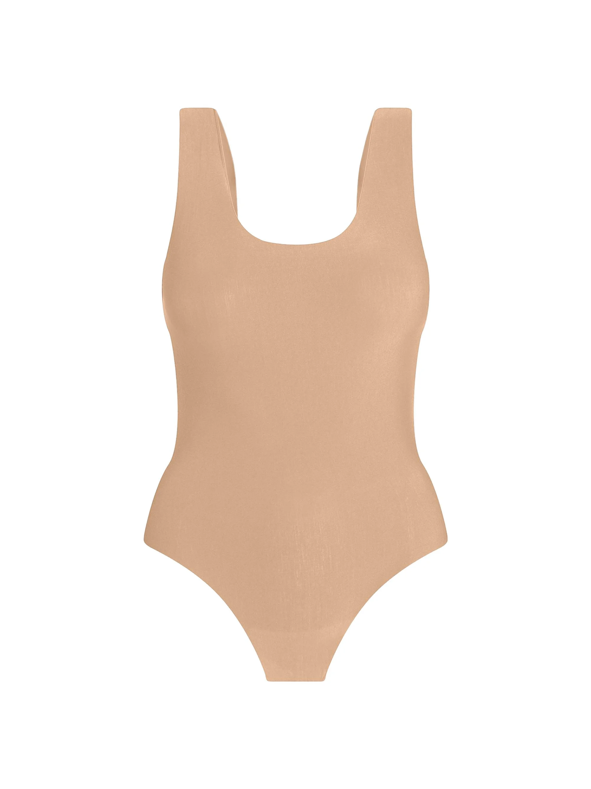 Women's Butter Tank Bodysuit - Beige - 1