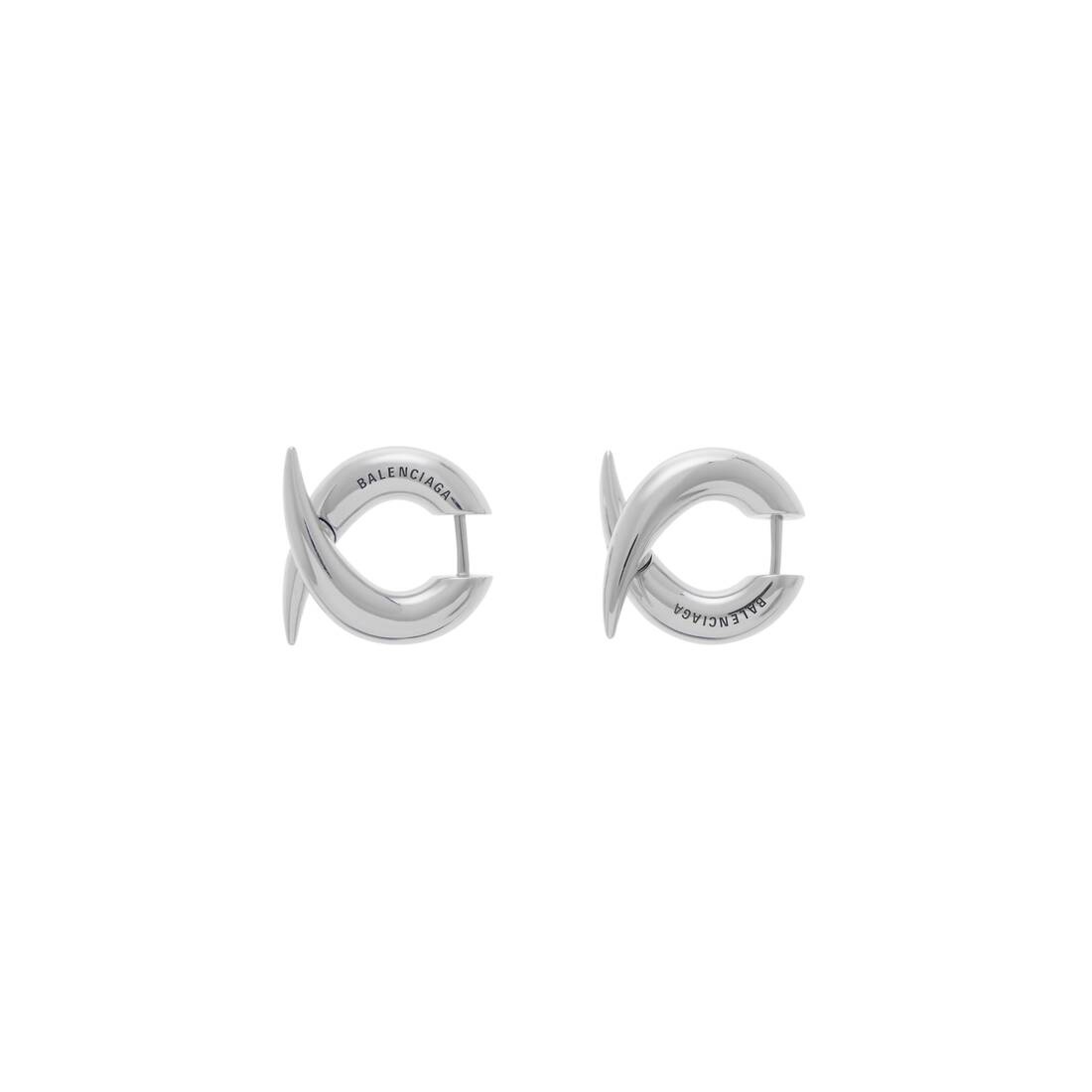 Force Horn Xs Earrings  in Silver - 3