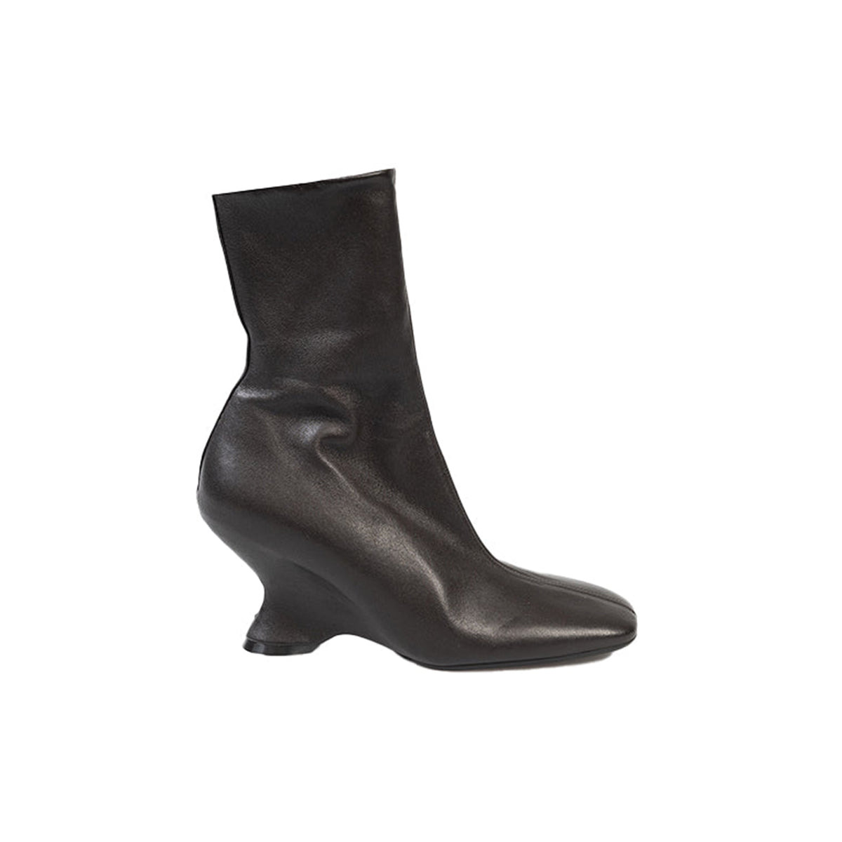 WOMEN'S HALF BOOTS (DARK BROWN) - 1