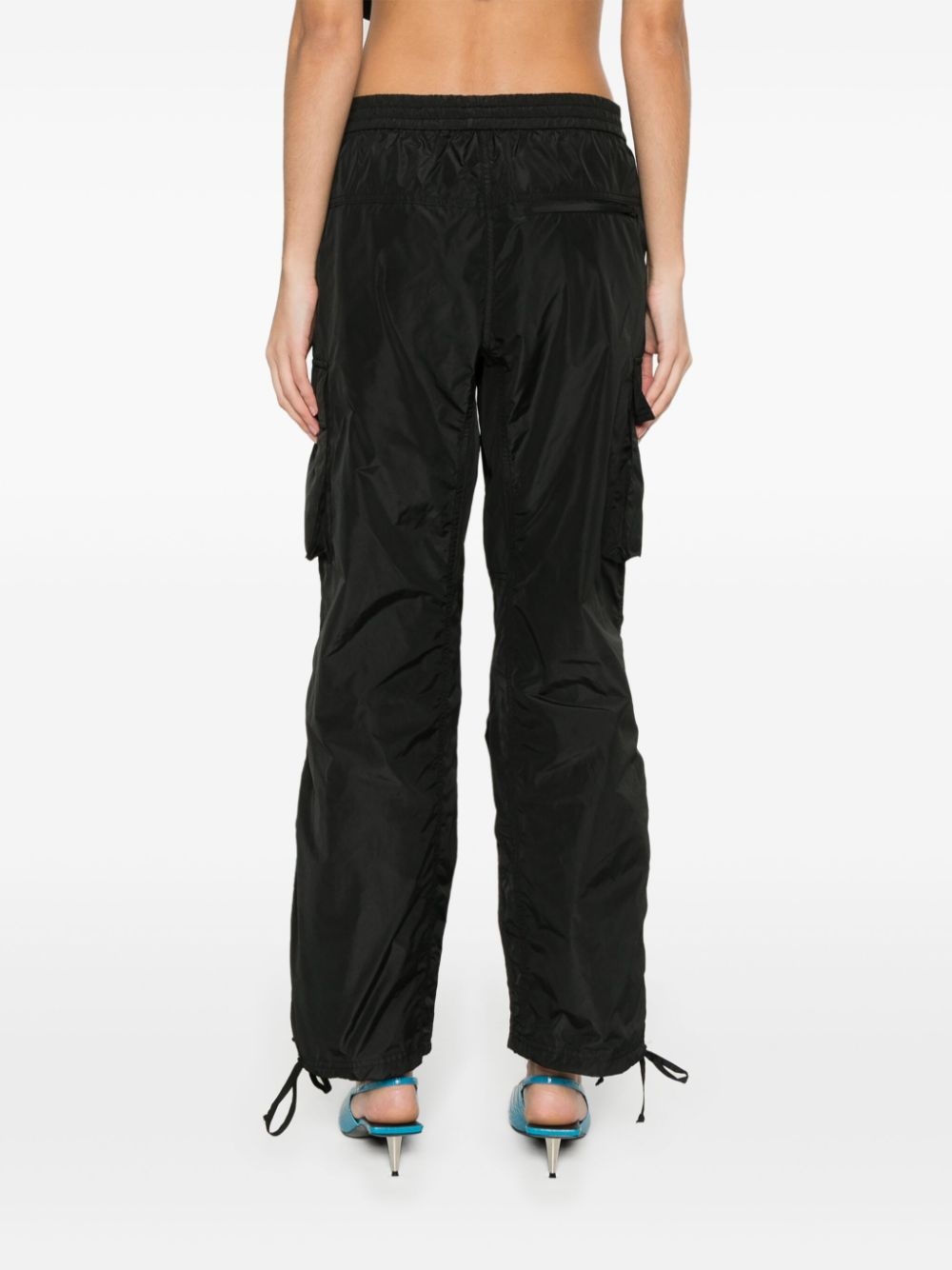 cargo-pockets crepe trousers - 4