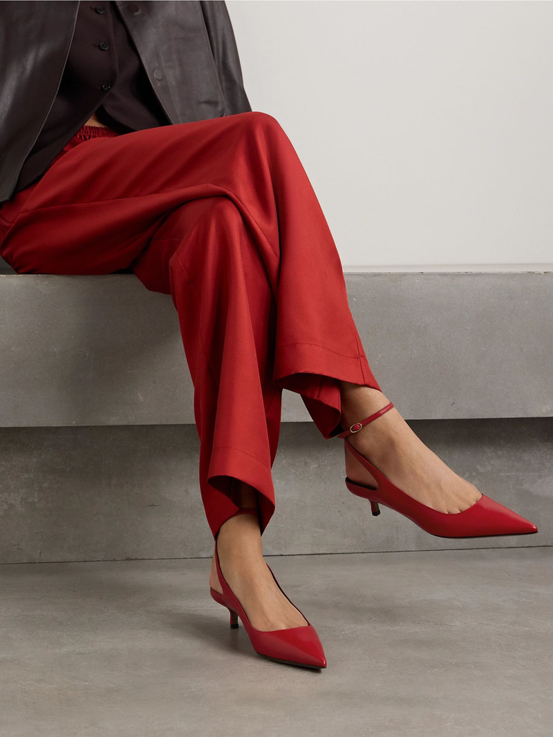 NEOUS Fornax leather pumps Red outlook