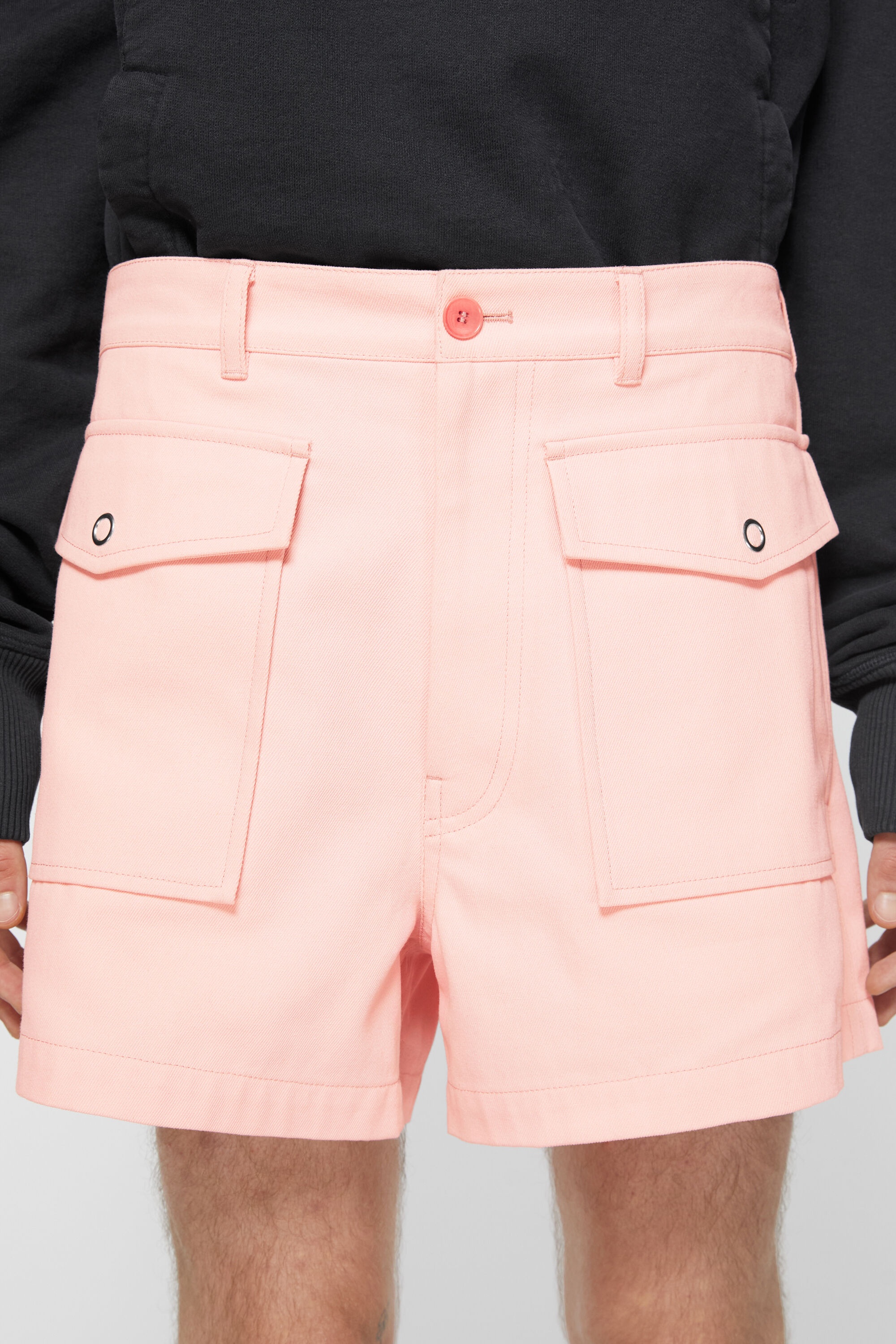 Twill shorts - Pale Pink - 5