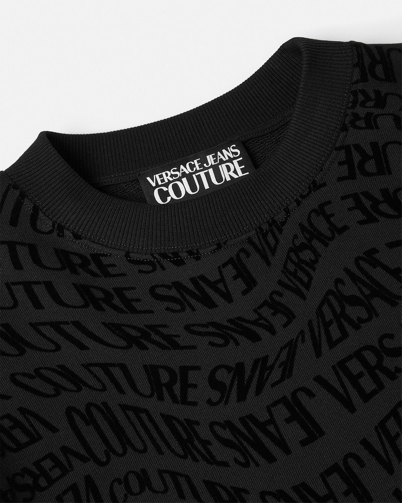 VERSACE JEANS COUTURE Liquify Logomania Regular-Fit Sweatshirt outlook