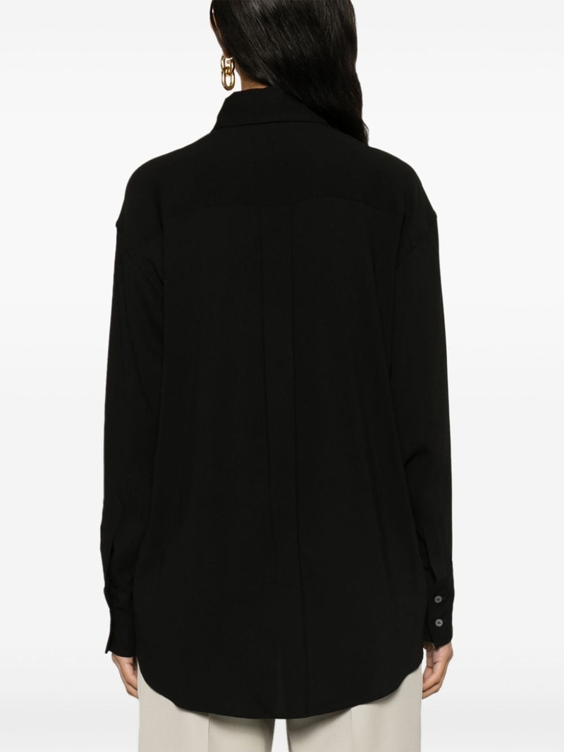 buttoned crepe shirt 4