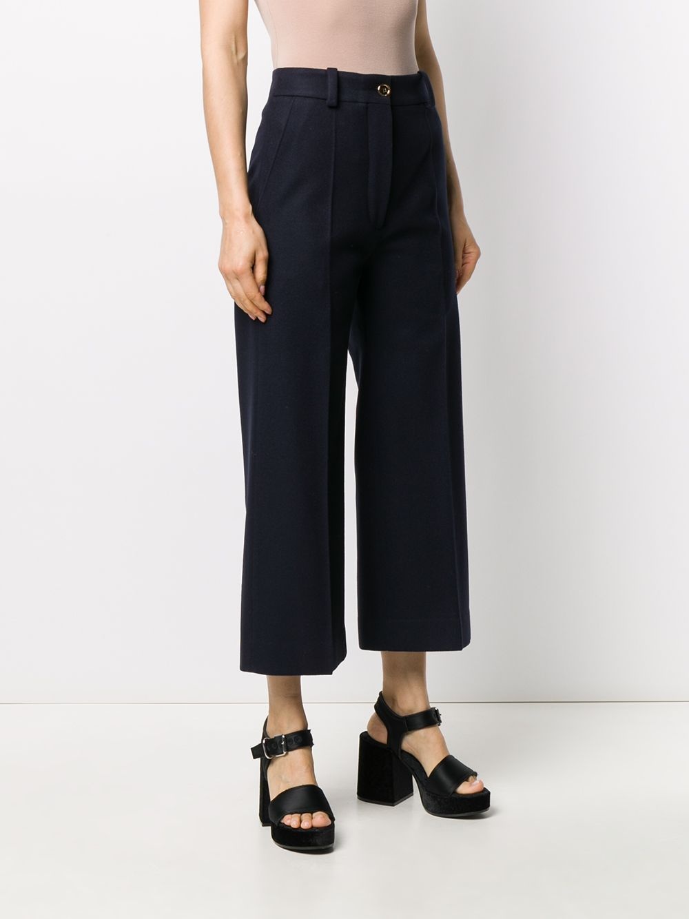 tailored cropped trousers - 3