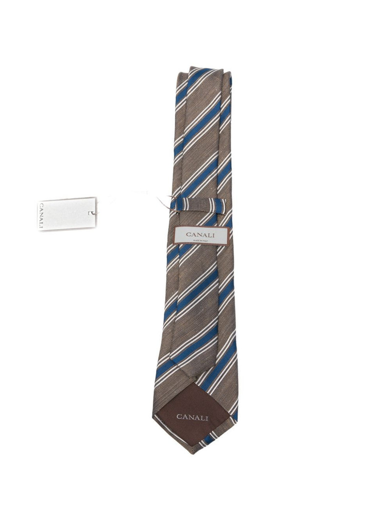 Canali striped tie outlook