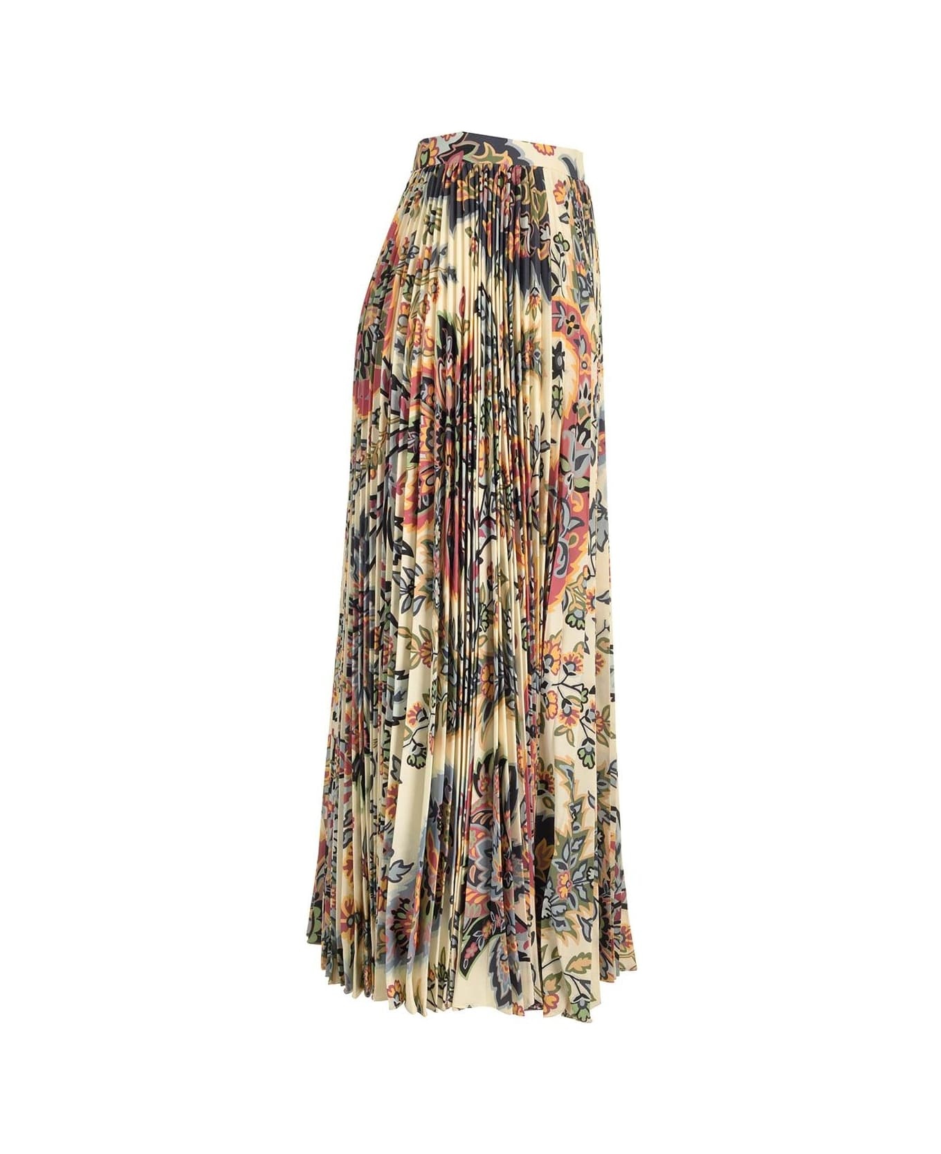 Pleated Midi Skirt - 3