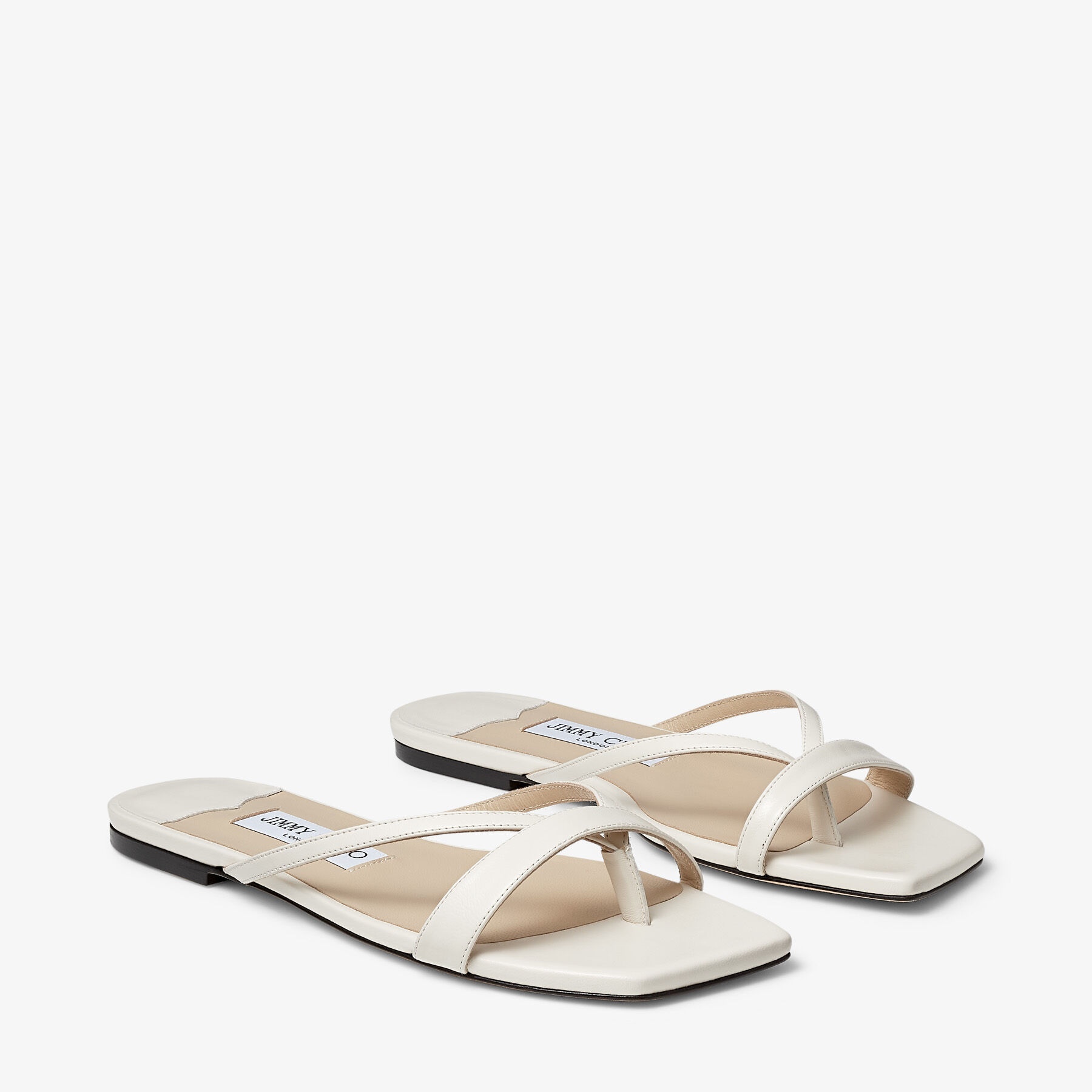 Maelie Flat
Latte Nappa Leather Flats - 2