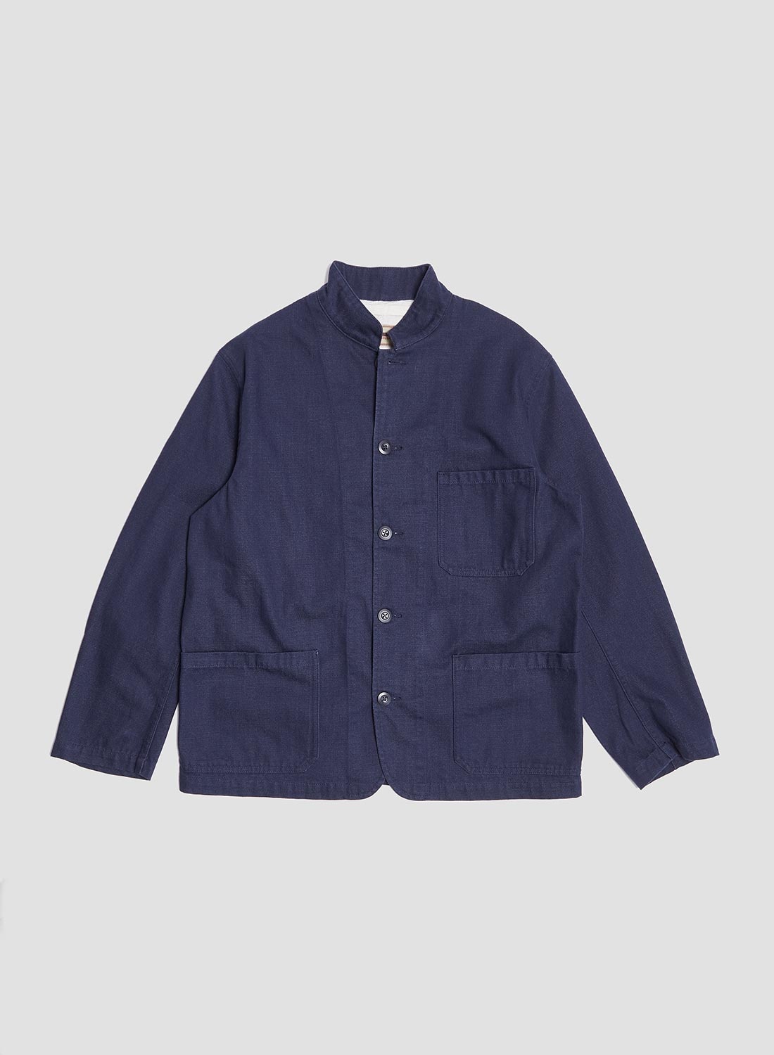 Tunic Jacket in Black Navy - 1