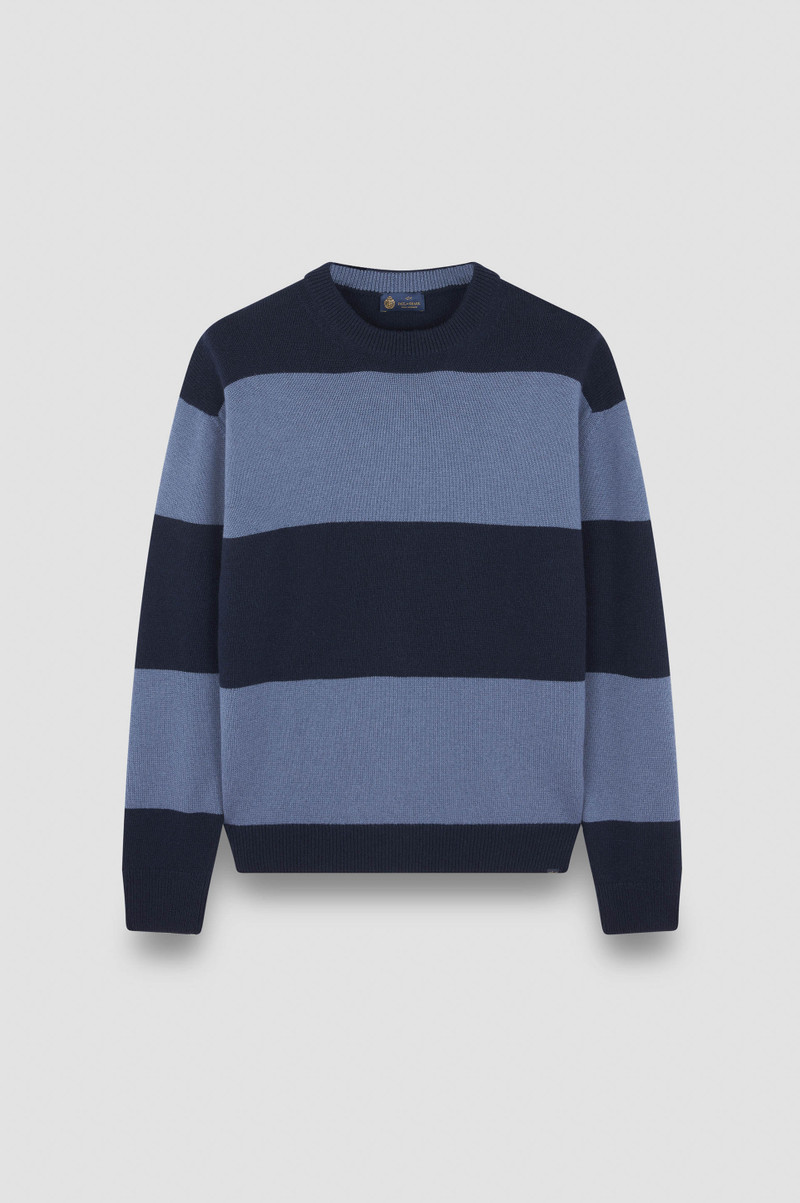 WOOL AND CASHMERE CREWNECK SWEATER 1