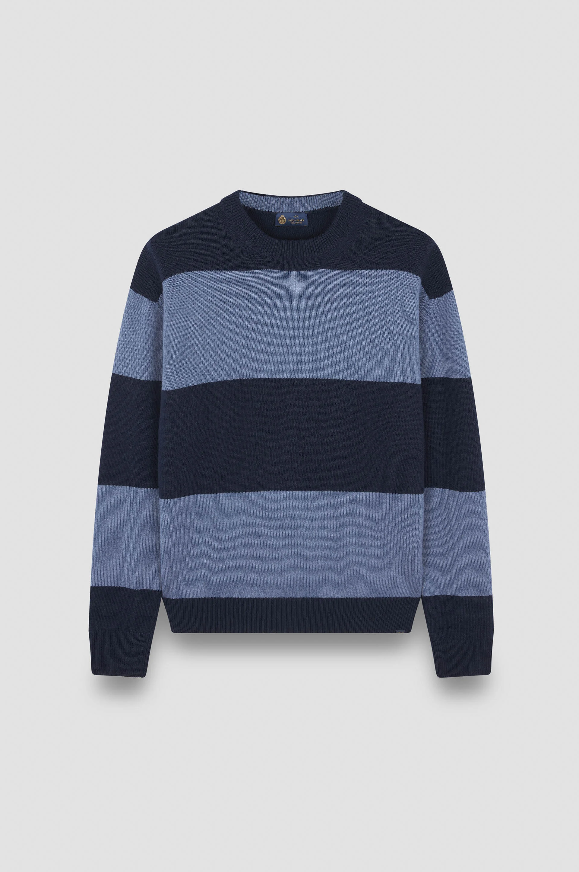 WOOL AND CASHMERE CREWNECK SWEATER - 1