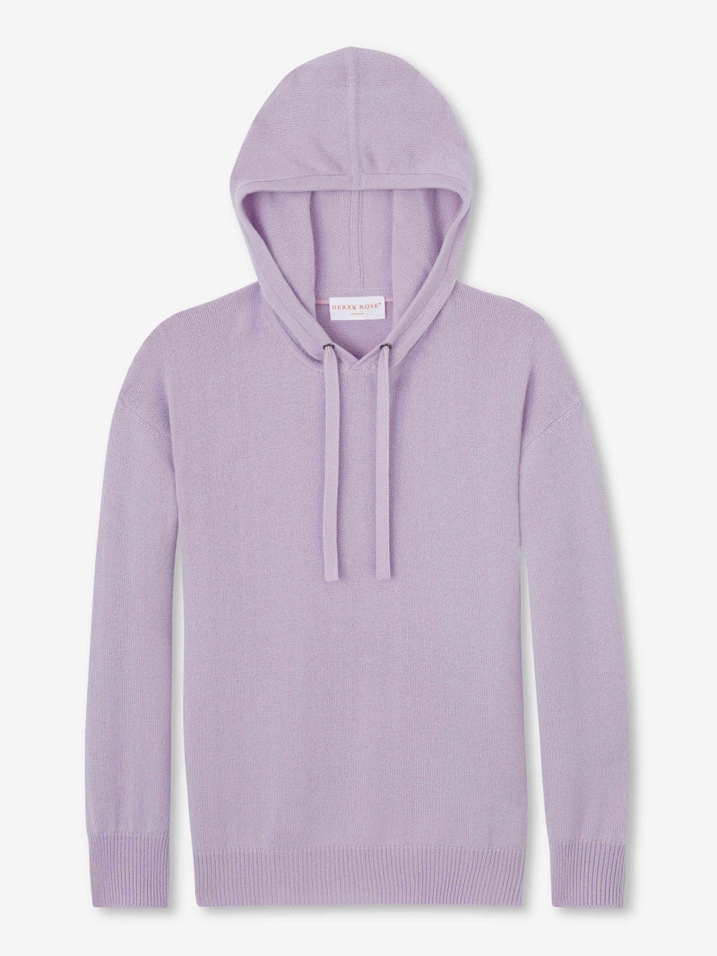 Women's Relaxed Pullover Hoodie Daphne Cashmere Lilac - 1