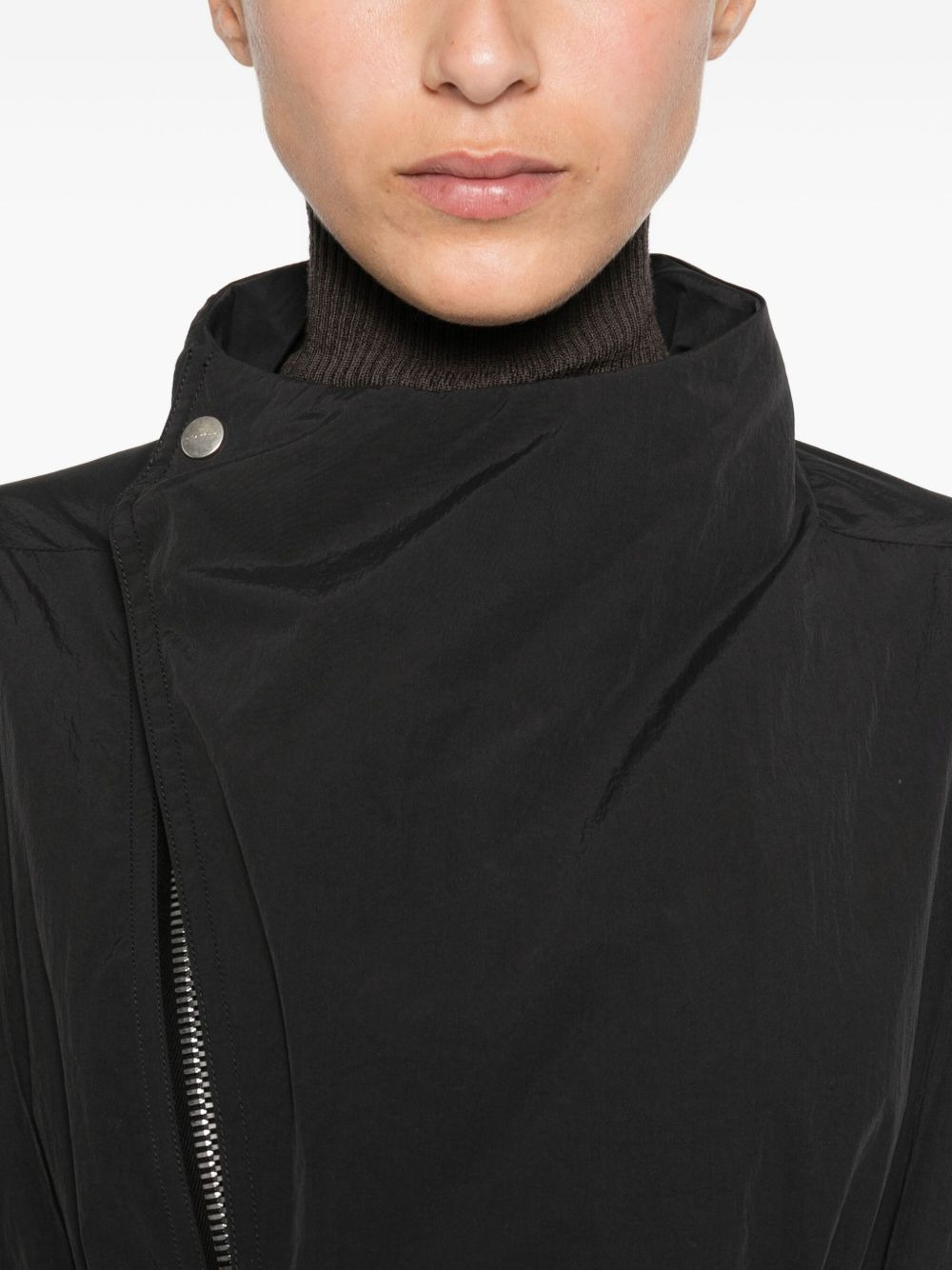 double-breasted cropped jacket - 5